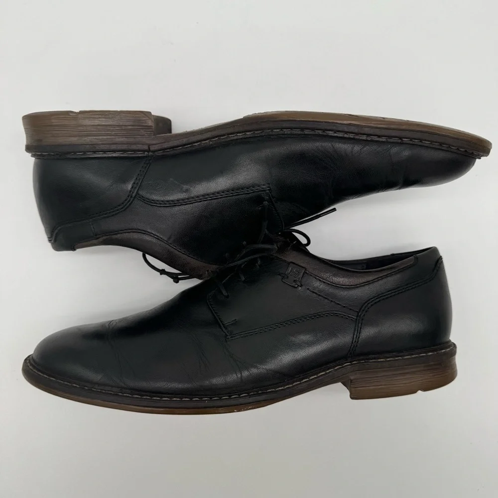 Josef Seibel Earl Black Leather Oxford Size 45/11-11.5